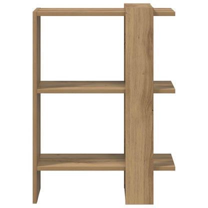 vidaXL Bücherregal Artisan-Eiche 52 x 25 x 71,5 cm Holzwerkstoff