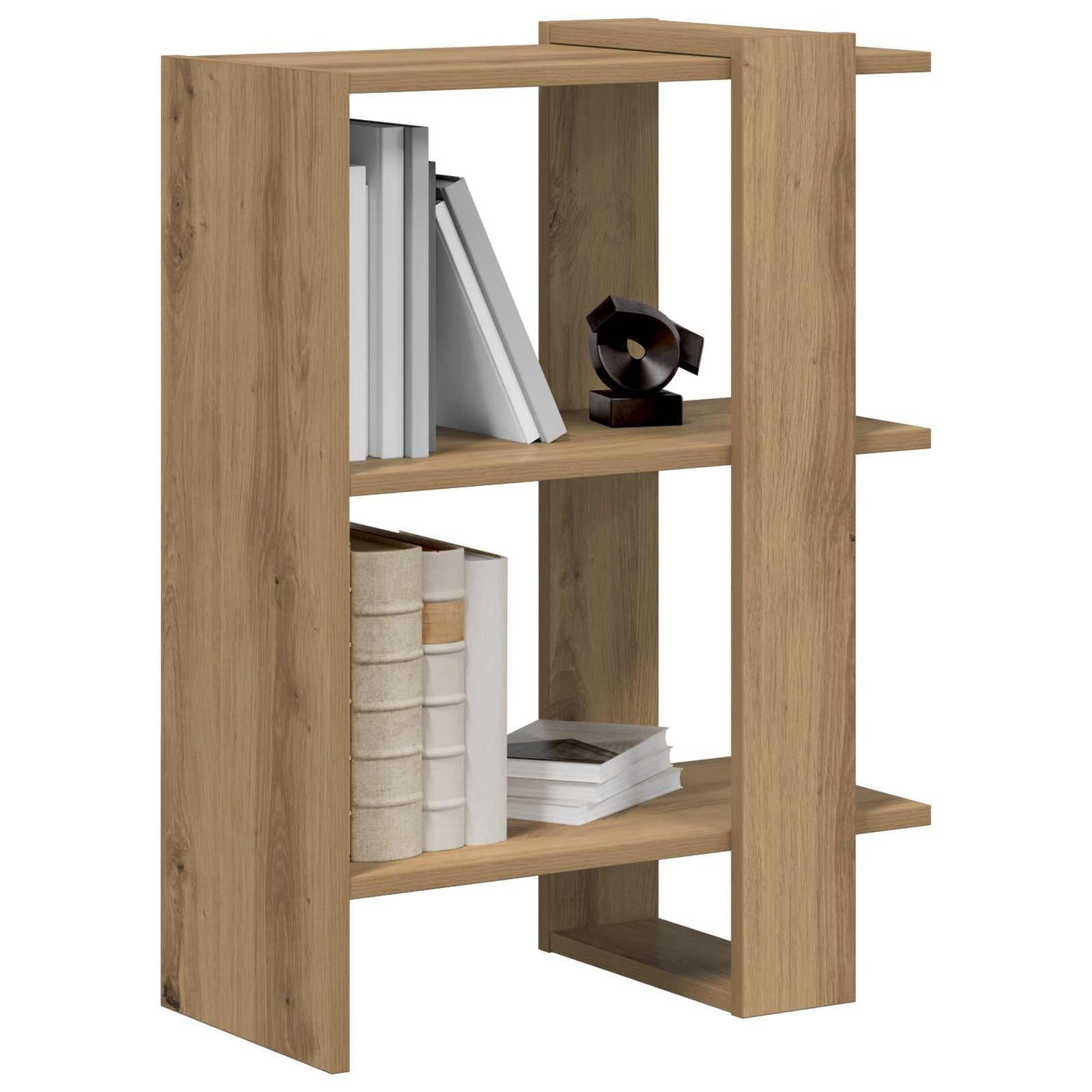 vidaXL Bücherregal Artisan-Eiche 52 x 25 x 71,5 cm Holzwerkstoff