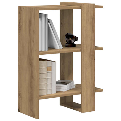 vidaXL Bücherregal Artisan-Eiche 52 x 25 x 71,5 cm Holzwerkstoff