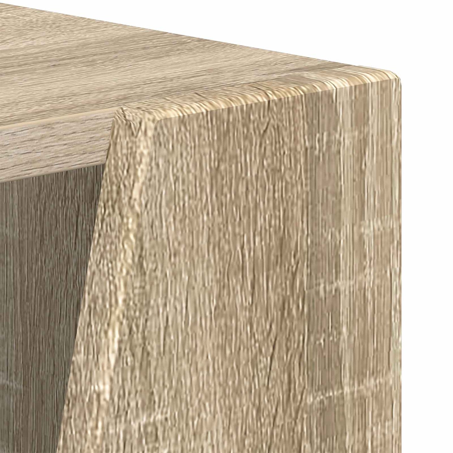 vidaXL Seitenregal Sonoma-Eiche 33 x 32 x 70,5 cm Holzwerkstoff