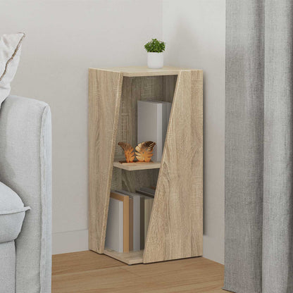 vidaXL Seitenregal Sonoma-Eiche 33 x 32 x 70,5 cm Holzwerkstoff