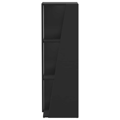 vidaXL Seitenregal Schwarz 33 x 32 x 100,5 cm Holzwerkstoff