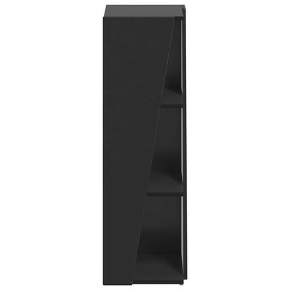 vidaXL Seitenregal Schwarz 33 x 32 x 100,5 cm Holzwerkstoff