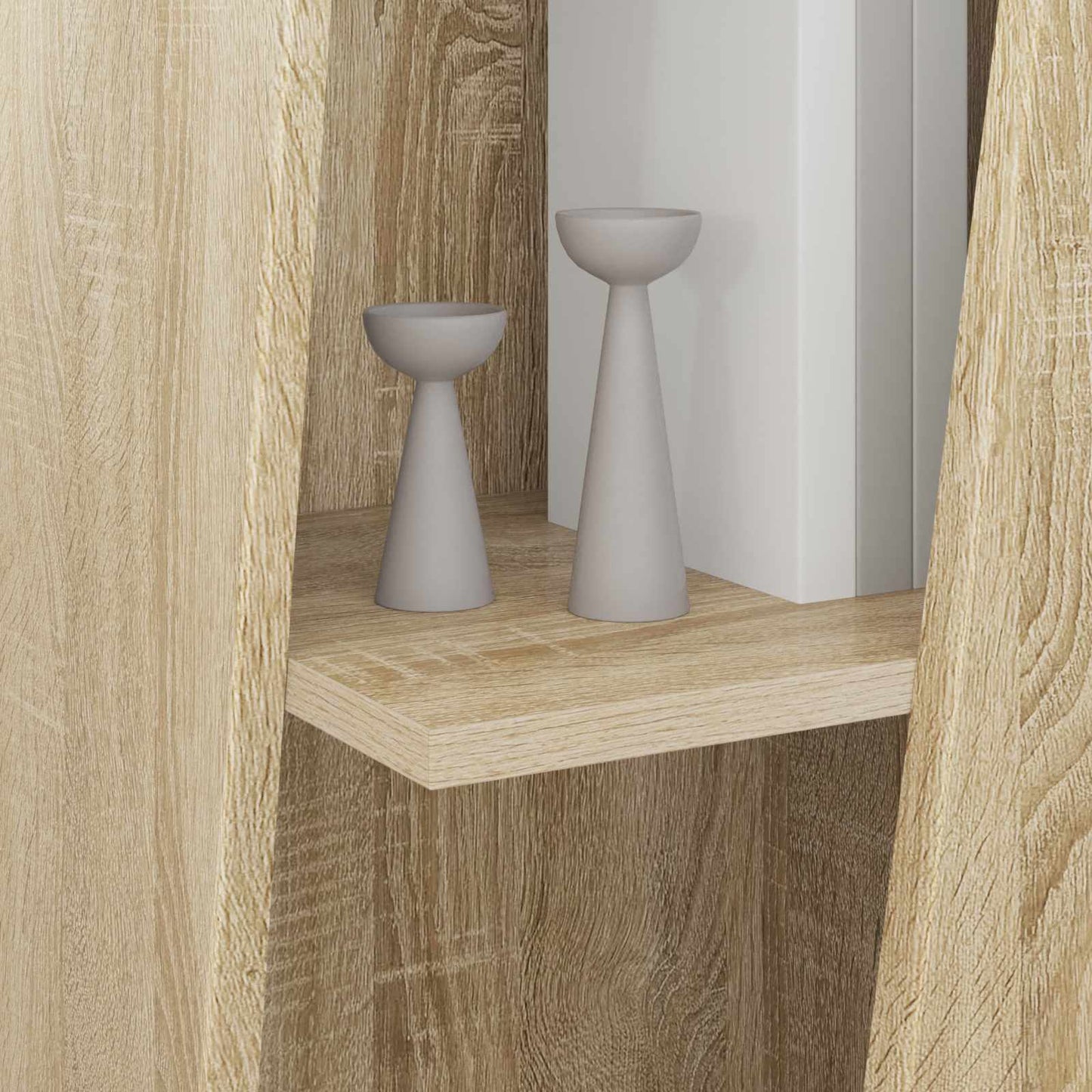 vidaXL Seitenregal Sonoma-Eiche 33 x 32 x 100,5 cm Holzwerkstoff
