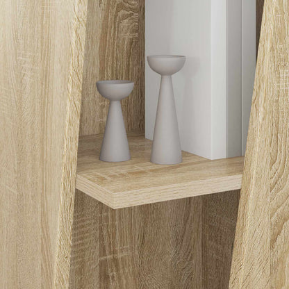 vidaXL Seitenregal Sonoma-Eiche 33 x 32 x 100,5 cm Holzwerkstoff