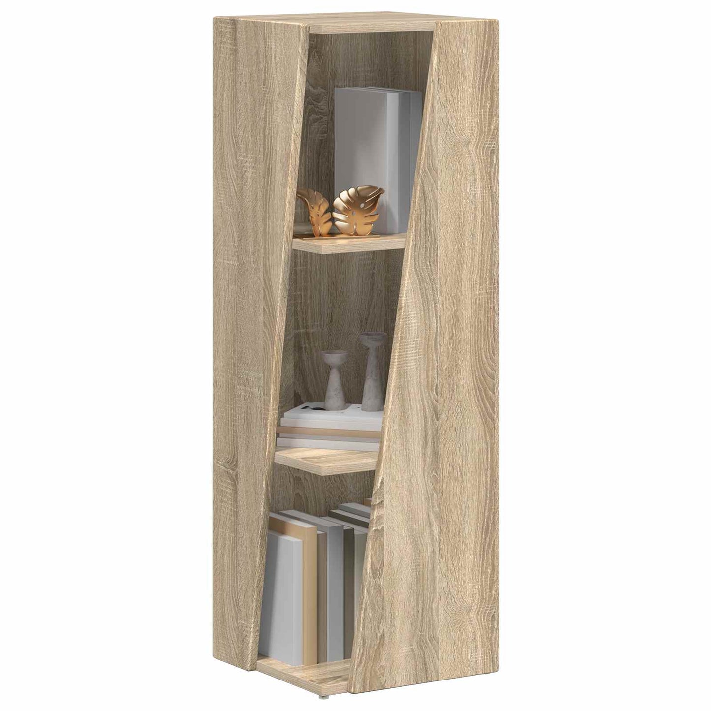 vidaXL Seitenregal Sonoma-Eiche 33 x 32 x 100,5 cm Holzwerkstoff