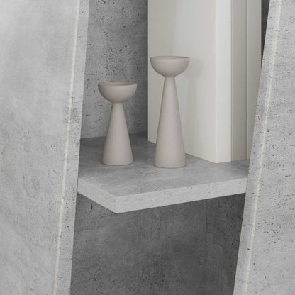vidaXL Seitenregal Beton Grau 33 x 32 x 100,5 cm Holzwerkstoff