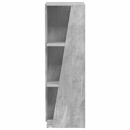 vidaXL Seitenregal Beton Grau 33 x 32 x 100,5 cm Holzwerkstoff