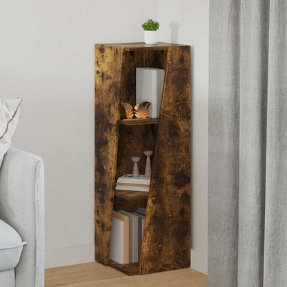 vidaXL Seitenregal Geräucherte Eiche 33 x 32 x 100,5 cm Holzwerkstoff