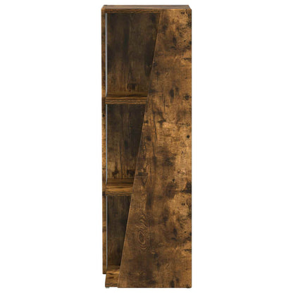 vidaXL Seitenregal Geräucherte Eiche 33 x 32 x 100,5 cm Holzwerkstoff