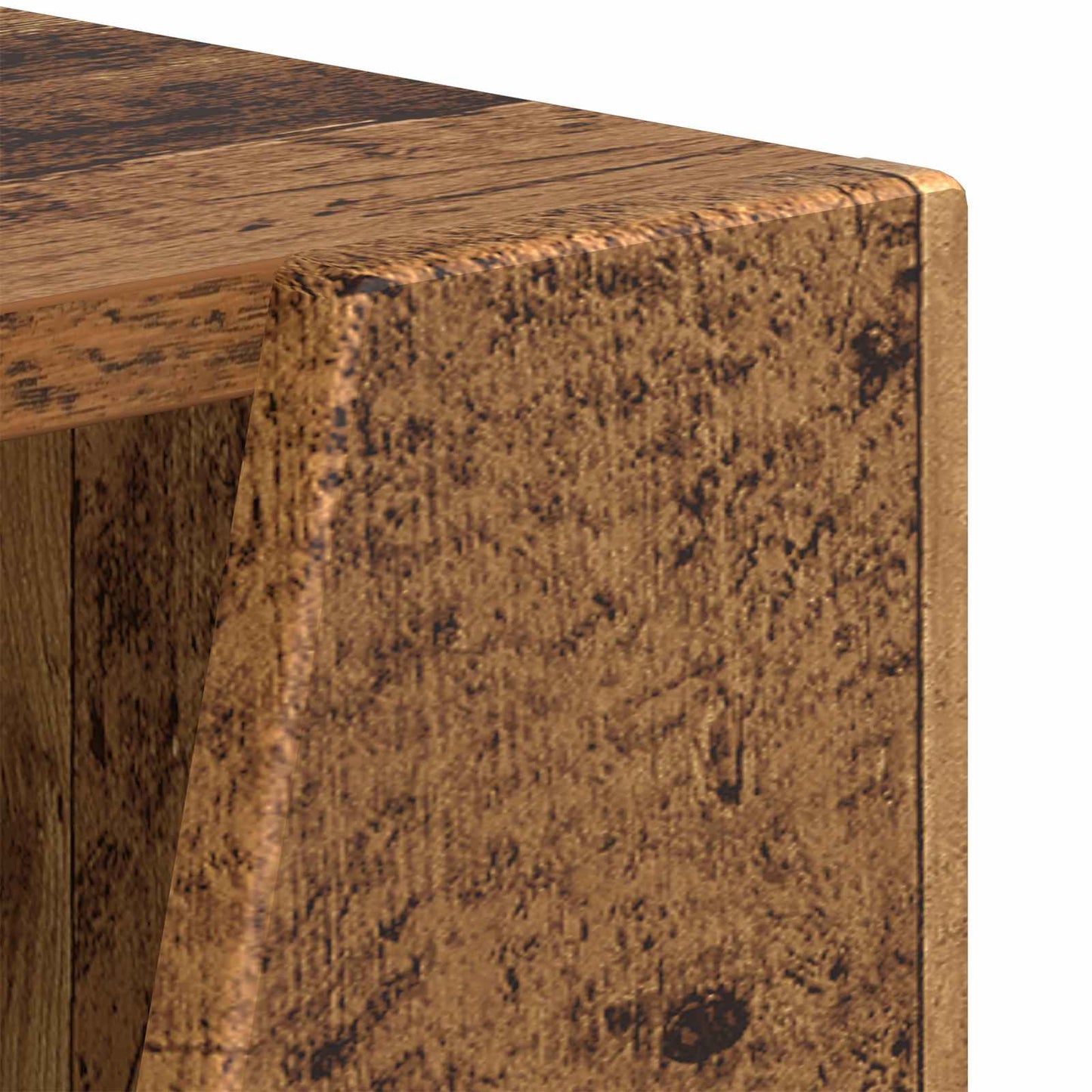 vidaXL Seitenregal Altholz 33 x 32 x 100,5 cm Holzwerkstoff
