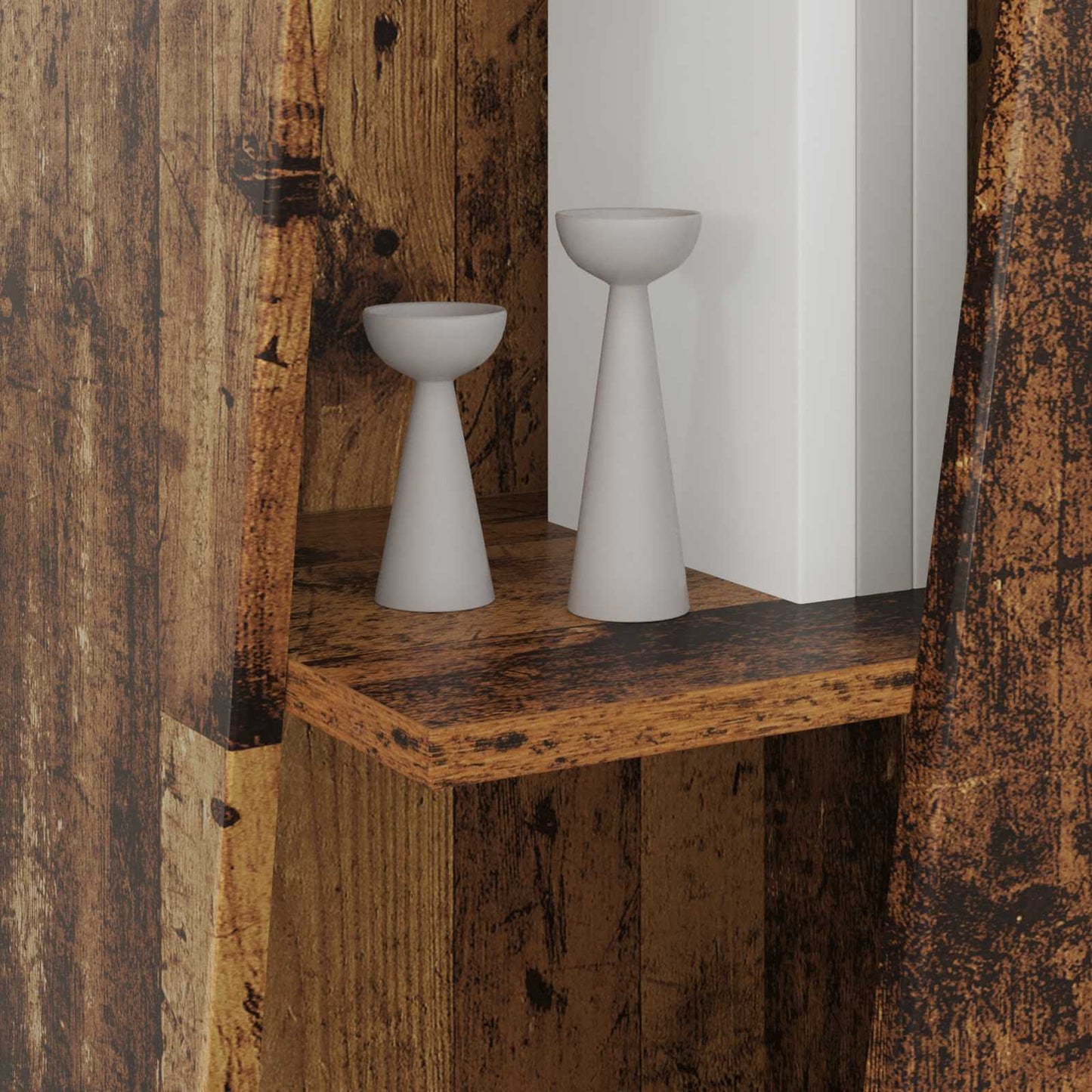vidaXL Seitenregal Altholz 33 x 32 x 100,5 cm Holzwerkstoff