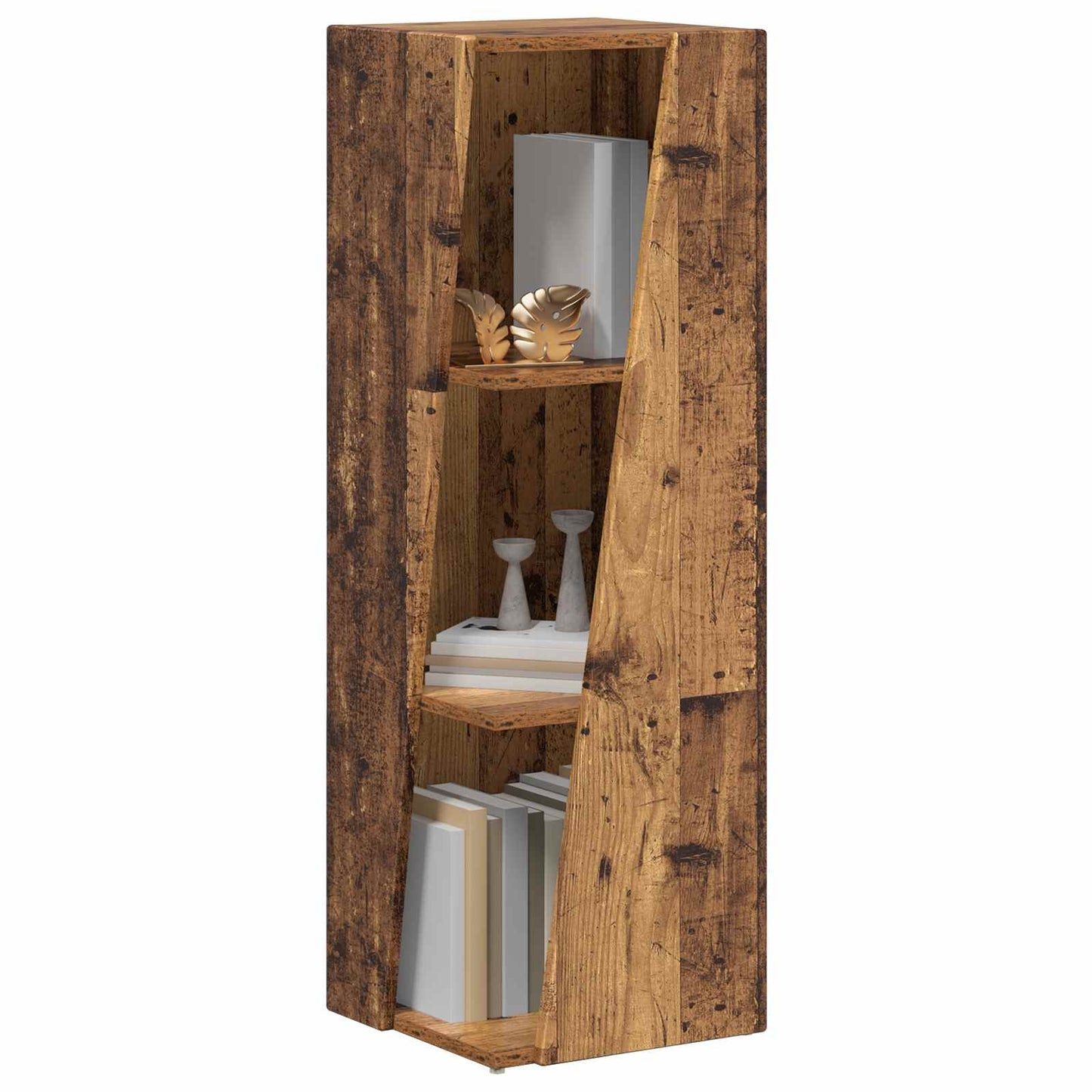 vidaXL Seitenregal Altholz 33 x 32 x 100,5 cm Holzwerkstoff