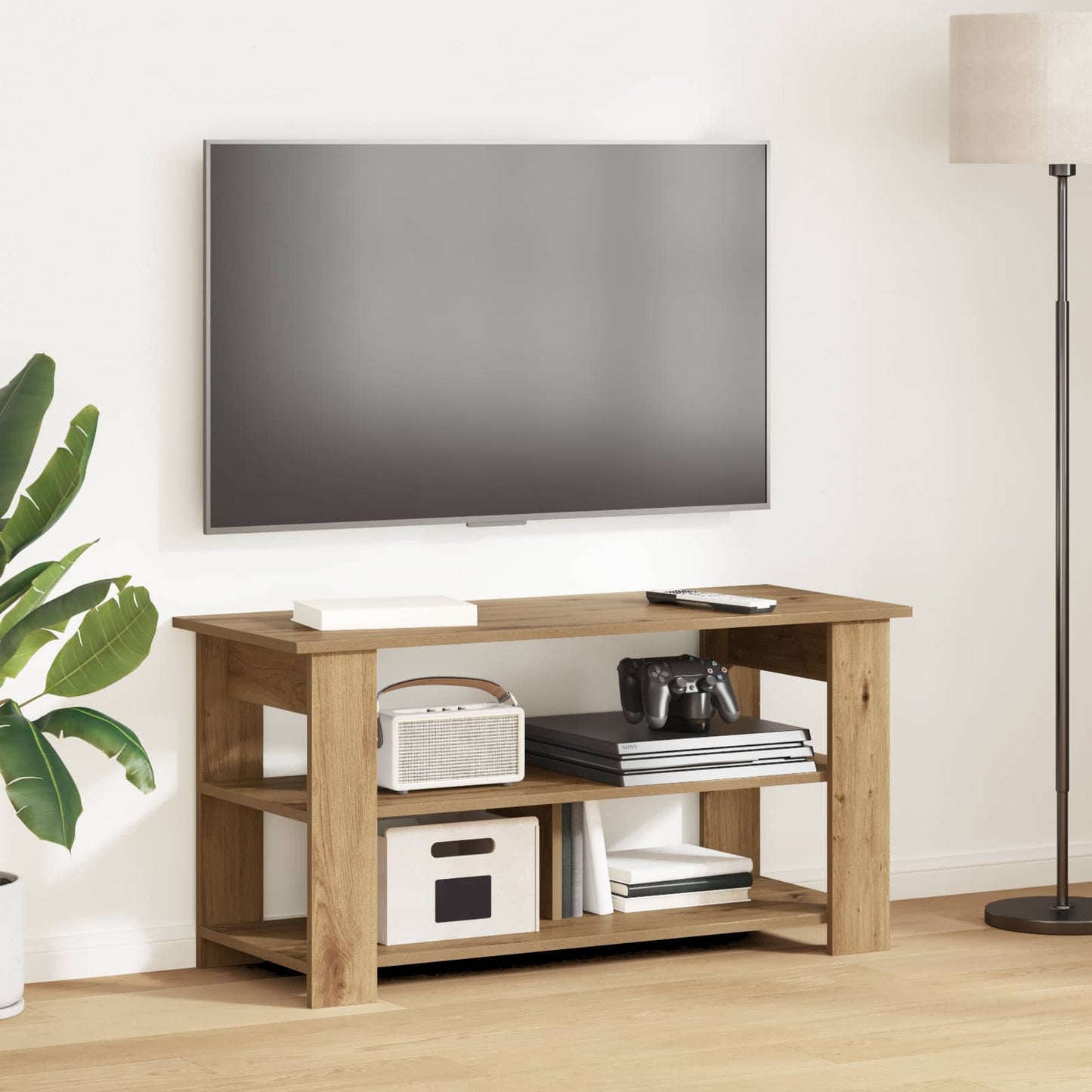 vidaXL TV-Ständer Artisan-Eiche 100 x 40 x 50 cm