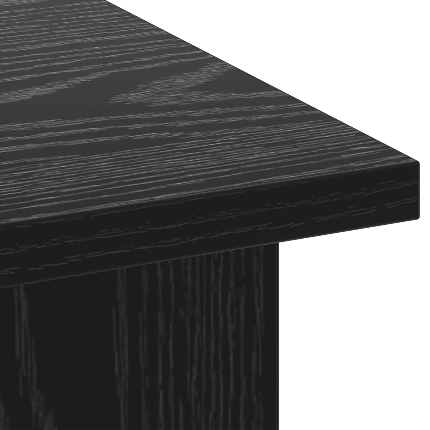 vidaXL TV-Ständer Schwarz Eichen-Optik 96 x 35 x 33,5 cm
