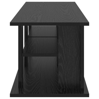 vidaXL TV-Ständer Schwarz Eichen-Optik 96 x 35 x 33,5 cm