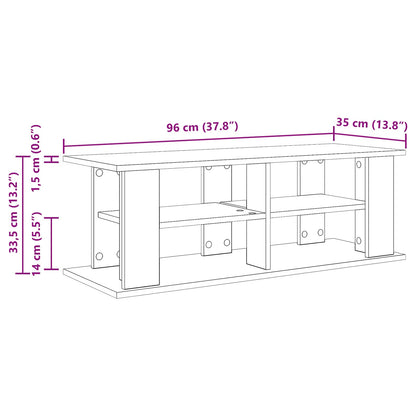 TV-Ständer Graues Sonoma 96 x 35 x 33,5 cm