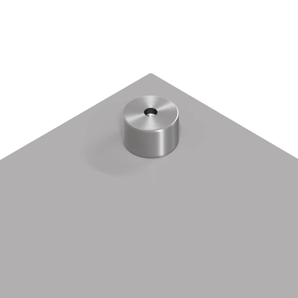 Küchenrückwand 2 pcs Hellgrau 80 x 40 cm Gehärtetes Glas