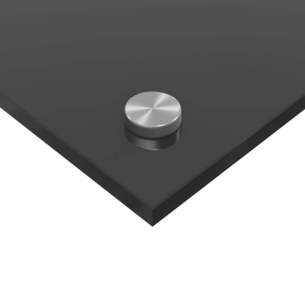 Küchenrückwand 2 pcs Dunkelgrau 90 x 60 cm Gehärtetes Glas