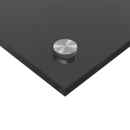 Küchenrückwand 2 pcs Dunkelgrau 90 x 60 cm Gehärtetes Glas