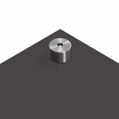 Küchenrückwand 2 pcs Dunkelgrau 90 x 60 cm Gehärtetes Glas