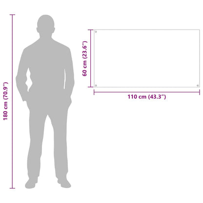 Küchenrückwand 2 pcs Weiß 110 x 60 cm Gehärtetes Glas