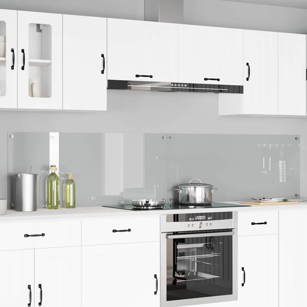 Küchenrückwand 2 pcs Transparent 120 x 50 cm Gehärtetes Glas