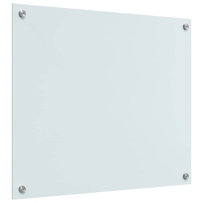 Küchenrückwand 2 pcs Weiß 70 x 60 cm Gehärtetes Glas