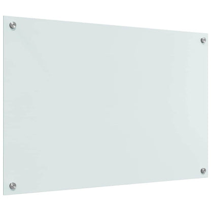 Küchenrückwand 2 pcs Weiß 90 x 60 cm Gehärtetes Glas