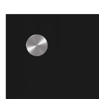 Küchenrückwand 2 pcs Schwarz 90 x 50 cm Gehärtetes Glas
