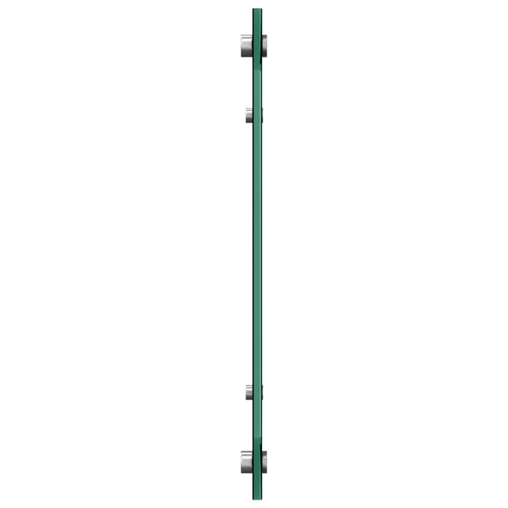 Küchenrückwand 2 pcs Schwarz 100 x 40 cm Gehärtetes Glas