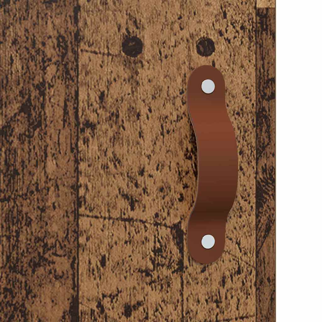 vidaXL Wandmontierter Schrank 2 pcs Altholz 69,5 x 34 x 90 cm