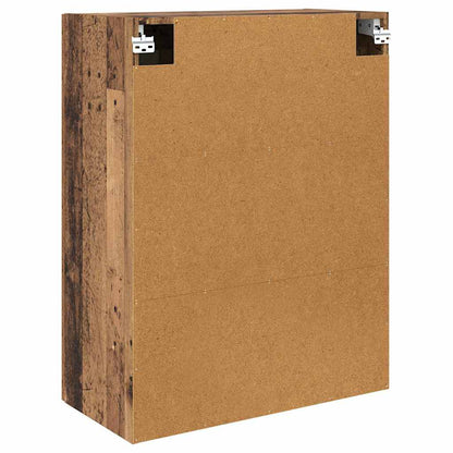 vidaXL Wandmontierter Schrank 2 pcs Altholz 69,5 x 34 x 90 cm