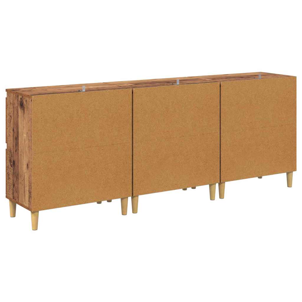 Sideboards 3 pcs Altholz 60 x 35 x 70 cm Holzwerkstoff