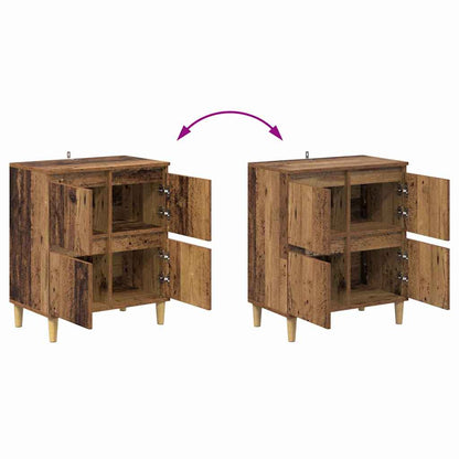 Sideboards 3 pcs Altholz 60 x 35 x 70 cm Holzwerkstoff