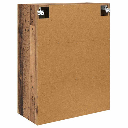 vidaXL Wandmontierter Schrank 2 pcs Altholz 69,5 x 34 x 90 cm