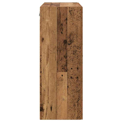 vidaXL Wandmontierter Schrank 2 pcs Altholz 69,5 x 34 x 90 cm