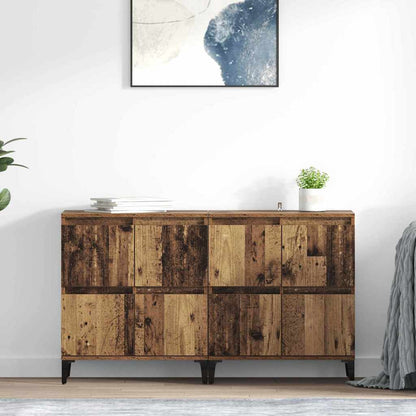 vidaXL Sideboards 2 pcs Altholz 60 x 35 x 70 cm Holzwerkstoff