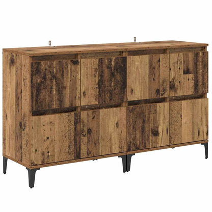 vidaXL Sideboards 2 pcs Altholz 60 x 35 x 70 cm Holzwerkstoff
