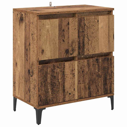 vidaXL Sideboards 2 pcs Altholz 60 x 35 x 70 cm Holzwerkstoff