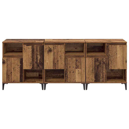 vidaXL Sideboards 3 pcs Altholz 60 x 35 x 70 cm Holzwerkstoff