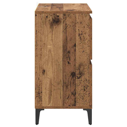 vidaXL Sideboards 3 pcs Altholz 60 x 35 x 70 cm Holzwerkstoff