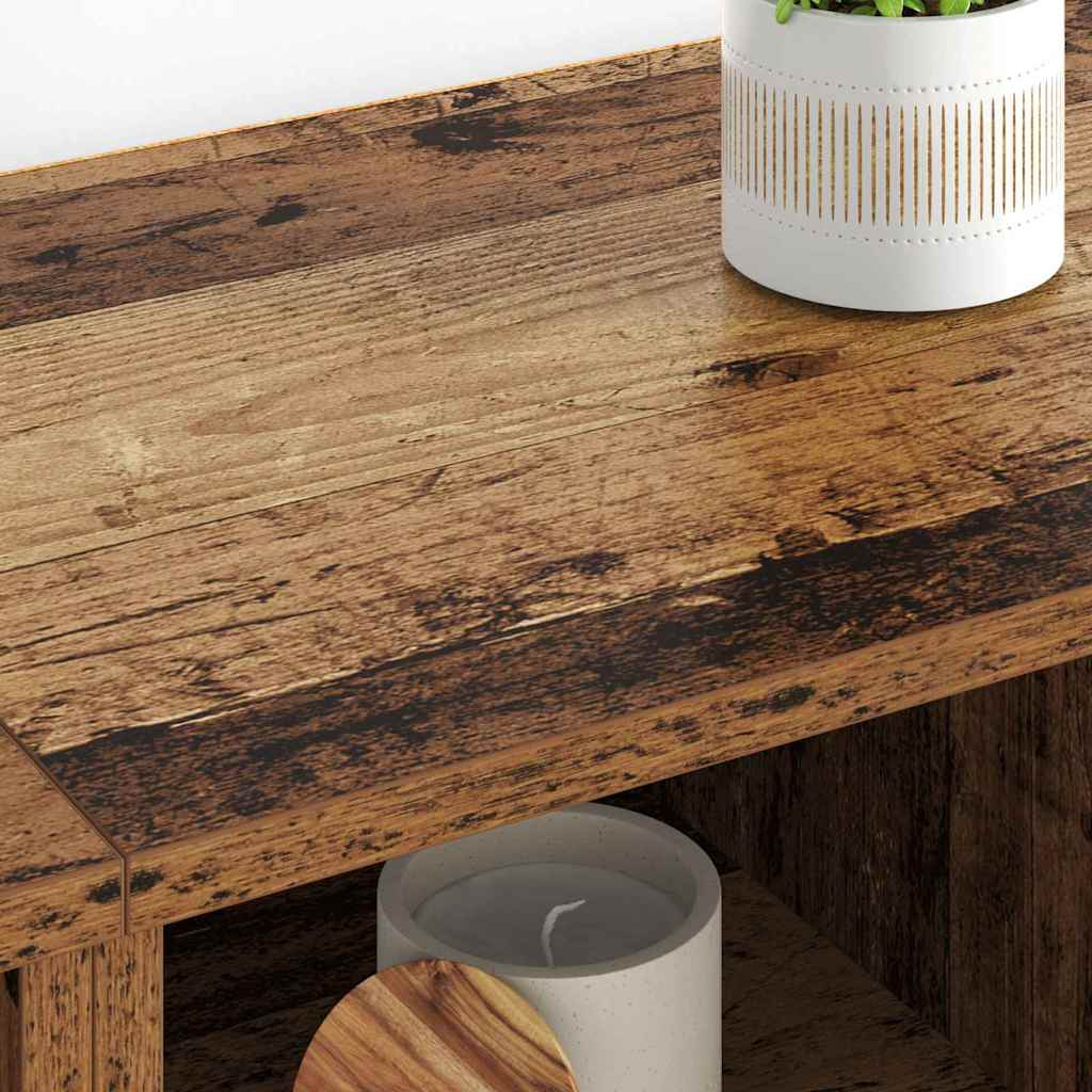 vidaXL Sideboards 2 pcs Altholz 60 x 35 x 70 cm Holzwerkstoff