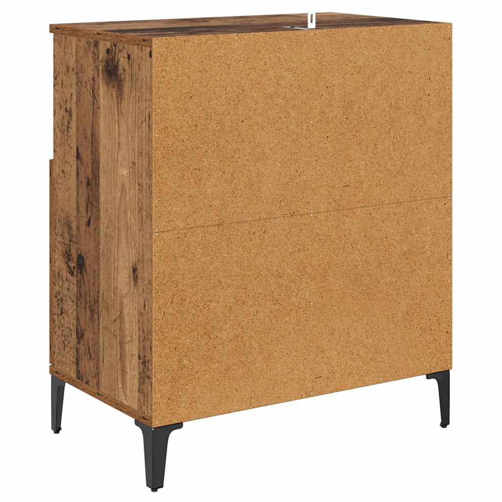 vidaXL Sideboards 2 pcs Altholz 60 x 35 x 70 cm Holzwerkstoff