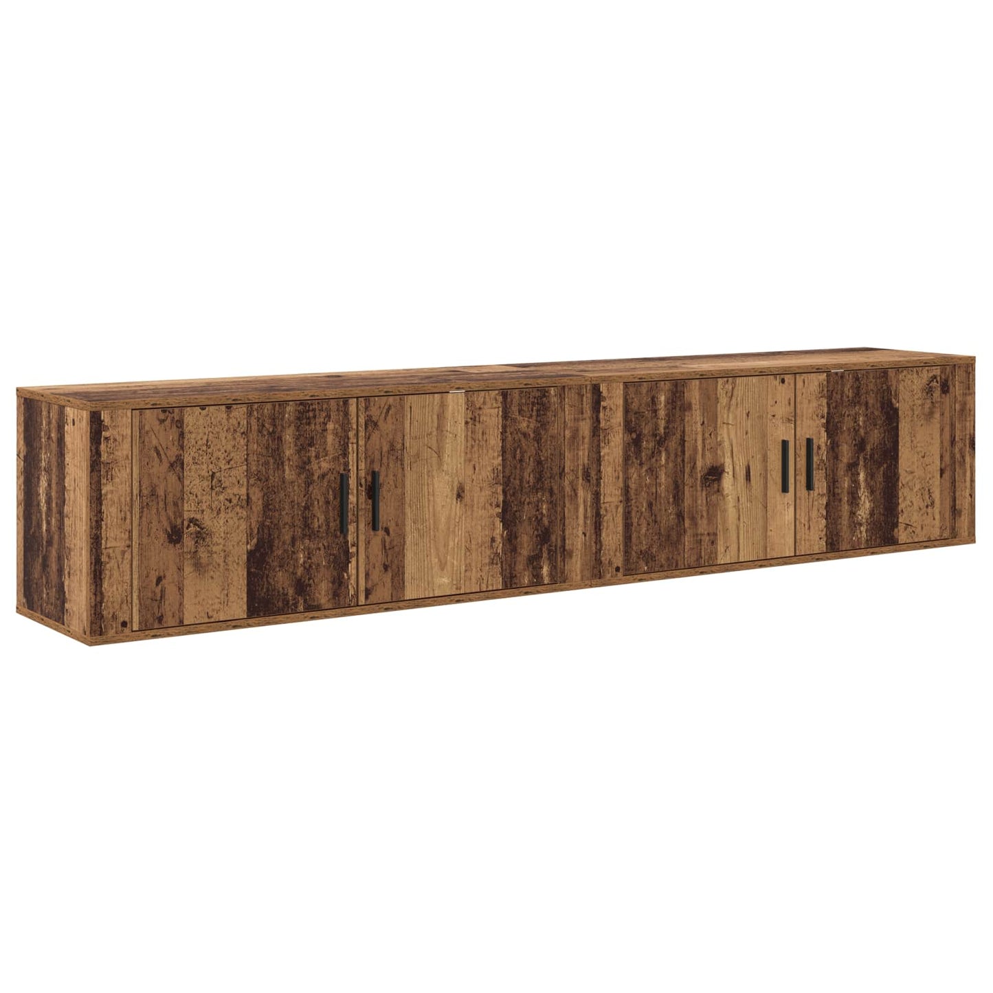 vidaXL Wand-TV-Schrank Set 2 pcs Altholz 100 x 34,5 x 40 cm