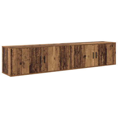 vidaXL Wand-TV-Schrank Set 2 pcs Altholz 100 x 34,5 x 40 cm