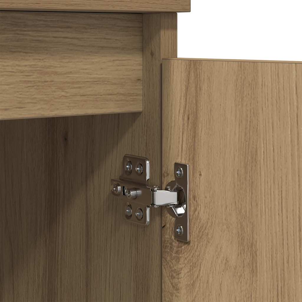 vidaXL Sideboards 2 pcs Artisan-Eiche 60 x 35 x 70 cm Holzwerkstoff