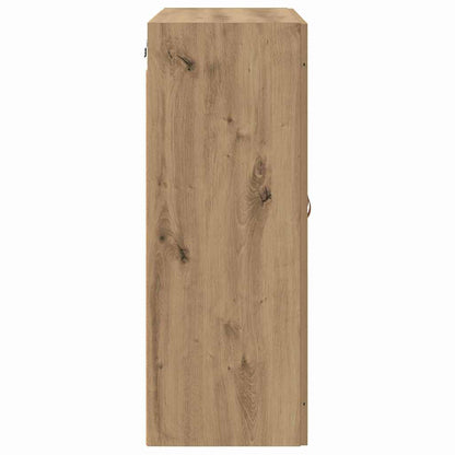 vidaXL Wandmontierter Schrank 2 pcs Artisan-Eiche 69,5 x 34 x 90 cm