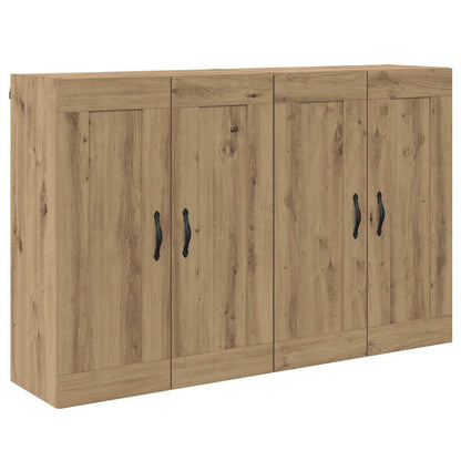 vidaXL Wandmontierter Schrank 2 pcs Artisan-Eiche 69,5 x 34 x 90 cm