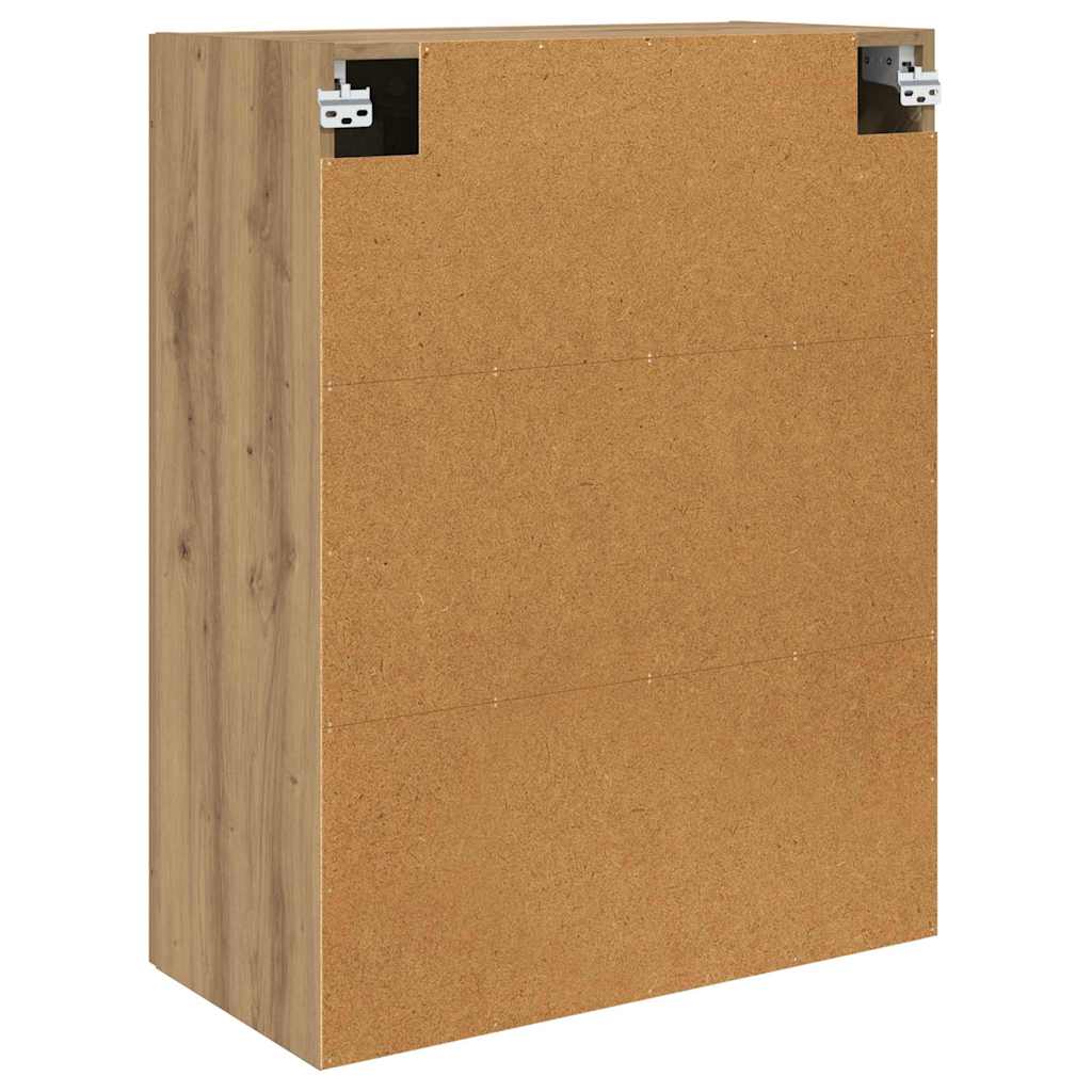 vidaXL Wandmontierter Schrank 2 pcs Artisan-Eiche 69,5 x 34 x 90 cm